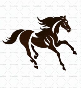 Galoppierendes Pferd